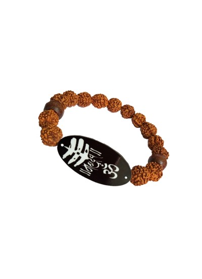 Mahadev Om 5 Mukhi Rudraksha Bracelet